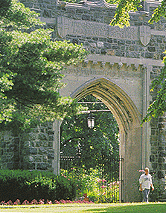 The front gate of Drew University