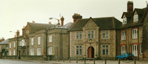 The classrooms are behind this building, this is the boarding house